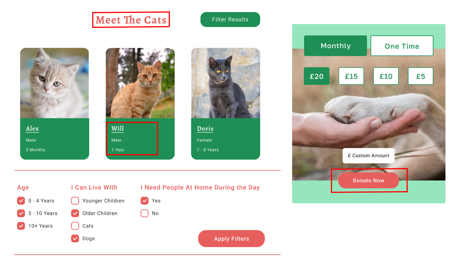 An image of the prototype after channges were made.